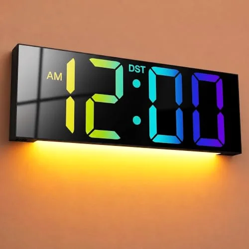12-inch Digital Wall Clock
