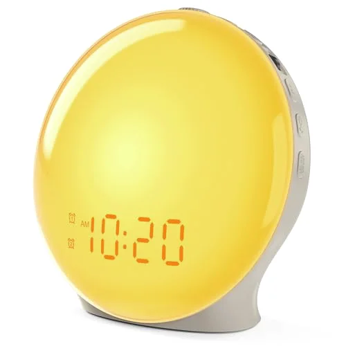 K8 Full-Screen Sunrise Alarm Clock, Putty